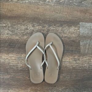 Stylish Beige Flip Flops